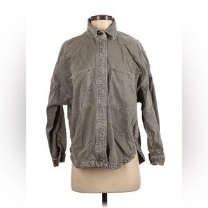 Zara Light Gray Textured Jacket